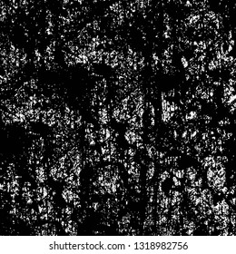 Rough, scratch, splatter grunge pattern design. Dry brush strokes. Overlay texture. Faded black-white dyed paper texture. Sketch grunge design. Use for poster, cover, banner, mock-up, stickers layout.