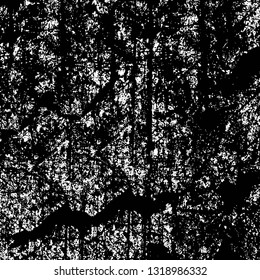 Rough, scratch, splatter grunge pattern design. Dry brush strokes. Overlay texture. Faded black-white dyed paper texture. Sketch grunge design. Use for poster, cover, banner, mock-up, stickers layout.