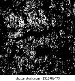 Rough, scratch, splatter grunge pattern design. Dry brush strokes. Overlay texture. Faded black-white dyed paper texture. Sketch grunge design. Use for poster, cover, banner, mock-up, stickers layout.