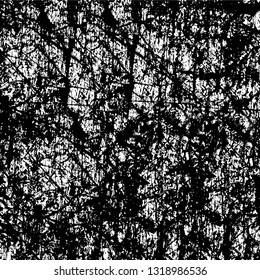 Rough, scratch, splatter grunge pattern design. Dry brush strokes. Overlay texture. Faded black-white dyed paper texture. Sketch grunge design. Use for poster, cover, banner, mock-up, stickers layout.