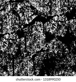 Rough, scratch, splatter grunge pattern design. Dry brush strokes. Overlay texture. Faded black-white dyed paper texture. Sketch grunge design. Use for poster, cover, banner, mock-up, stickers layout.