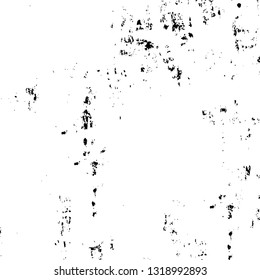 Rough, scratch, splatter grunge pattern design. Dry brush strokes. Overlay texture. Faded black-white dyed paper texture. Sketch grunge design. Use for poster, cover, banner, mock-up, stickers layout.