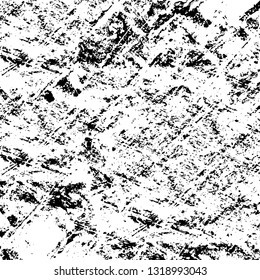 Rough, scratch, splatter grunge pattern design. Dry brush strokes. Overlay texture. Faded black-white dyed paper texture. Sketch grunge design. Use for poster, cover, banner, mock-up, stickers layout.
