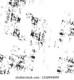 Rough, scratch, splatter grunge pattern design. Dry brush strokes. Overlay texture. Faded black-white dyed paper texture. Sketch grunge design. Use for poster, cover, banner, mock-up, stickers layout.