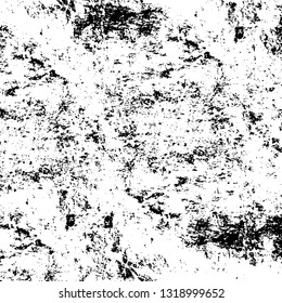 Rough, scratch, splatter grunge pattern design. Dry brush strokes. Overlay texture. Faded black-white dyed paper texture. Sketch grunge design. Use for poster, cover, banner, mock-up, stickers layout.