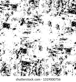 Rough, scratch, splatter grunge pattern design. Dry brush strokes. Overlay texture. Faded black-white dyed paper texture. Sketch grunge design. Use for poster, cover, banner, mock-up, stickers layout.