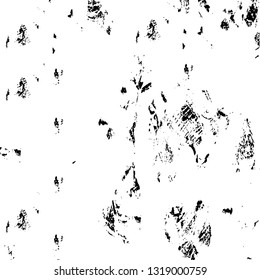 Rough, scratch, splatter grunge pattern design. Dry brush strokes. Overlay texture. Faded black-white dyed paper texture. Sketch grunge design. Use for poster, cover, banner, mock-up, stickers layout.