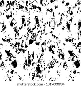 Rough, scratch, splatter grunge pattern design. Dry brush strokes. Overlay texture. Faded black-white dyed paper texture. Sketch grunge design. Use for poster, cover, banner, mock-up, stickers layout.