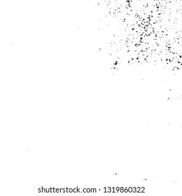 Rough, scratch, splatter grunge pattern design brush strokes. Overlay texture. Faded black-white dyed paper texture. Sketch grunge design. Use for poster, cover, banner, mock-up, stickers layout.