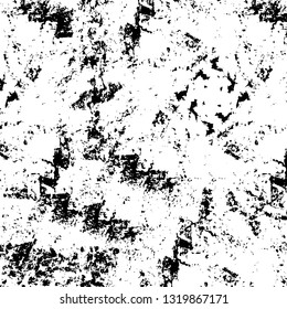 Rough, scratch, splatter grunge pattern design brush strokes. Overlay texture. Faded black-white dyed paper texture. Sketch grunge design. Use for poster, cover, banner, mock-up, stickers layout.
