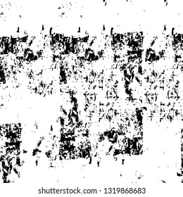 Rough, scratch, splatter grunge pattern design brush strokes. Overlay texture. Faded black-white dyed paper texture. Sketch grunge design. Use for poster, cover, banner, mock-up, stickers layout.