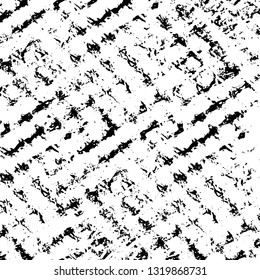 Rough, scratch, splatter grunge pattern design brush strokes. Overlay texture. Faded black-white dyed paper texture. Sketch grunge design. Use for poster, cover, banner, mock-up, stickers layout.