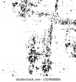 Rough, scratch, splatter grunge pattern design brush strokes. Overlay texture. Faded black-white dyed paper texture. Sketch grunge design. Use for poster, cover, banner, mock-up, stickers layout.
