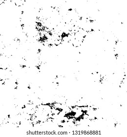 Rough, scratch, splatter grunge pattern design brush strokes. Overlay texture. Faded black-white dyed paper texture. Sketch grunge design. Use for poster, cover, banner, mock-up, stickers layout.