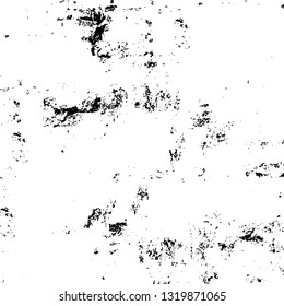 Rough, scratch, splatter grunge pattern design brush strokes. Overlay texture. Faded black-white dyed paper texture. Sketch grunge design. Use for poster, cover, banner, mock-up, stickers layout.