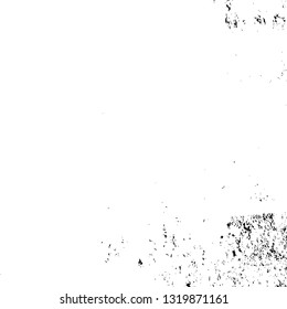 Rough, scratch, splatter grunge pattern design brush strokes. Overlay texture. Faded black-white dyed paper texture. Sketch grunge design. Use for poster, cover, banner, mock-up, stickers layout.