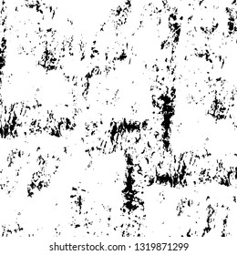 Rough, scratch, splatter grunge pattern design brush strokes. Overlay texture. Faded black-white dyed paper texture. Sketch grunge design. Use for poster, cover, banner, mock-up, stickers layout.