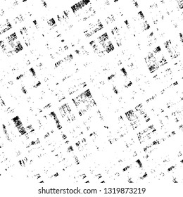 Rough, scratch, splatter grunge pattern design brush strokes. Overlay texture. Faded black-white dyed paper texture. Sketch grunge design. Use for poster, cover, banner, mock-up, stickers layout.