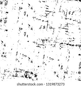 Rough, scratch, splatter grunge pattern design brush strokes. Overlay texture. Faded black-white dyed paper texture. Sketch grunge design. Use for poster, cover, banner, mock-up, stickers layout.