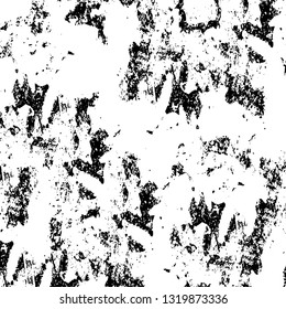 Rough, scratch, splatter grunge pattern design brush strokes. Overlay texture. Faded black-white dyed paper texture. Sketch grunge design. Use for poster, cover, banner, mock-up, stickers layout.