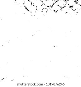 Rough, scratch, splatter grunge pattern design brush strokes. Overlay texture. Faded black-white dyed paper texture. Sketch grunge design. Use for poster, cover, banner, mock-up, stickers layout.