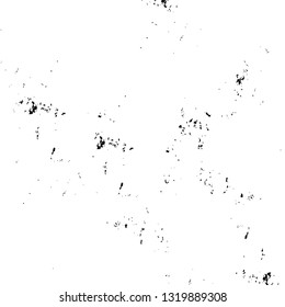 Rough, scratch, splatter grunge pattern design brush strokes. Overlay texture. Faded black-white dyed paper texture. Sketch grunge design. Use for poster, cover, banner, mock-up, stickers layout.