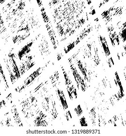 Rough, scratch, splatter grunge pattern design brush strokes. Overlay texture. Faded black-white dyed paper texture. Sketch grunge design. Use for poster, cover, banner, mock-up, stickers layout.