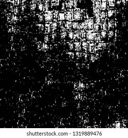 Rough, scratch, splatter grunge pattern design brush strokes. Overlay texture. Faded black-white dyed paper texture. Sketch grunge design. Use for poster, cover, banner, mock-up, stickers layout.