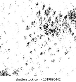 Rough, scratch, splatter grunge pattern design brush strokes. Overlay texture. Faded black-white dyed paper texture. Sketch grunge design. Use for poster, cover, banner, mock-up, stickers layout.