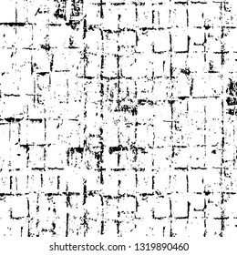 Rough, scratch, splatter grunge pattern design brush strokes. Overlay texture. Faded black-white dyed paper texture. Sketch grunge design. Use for poster, cover, banner, mock-up, stickers layout.