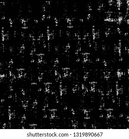 Rough, scratch, splatter grunge pattern design brush strokes. Overlay texture. Faded black-white dyed paper texture. Sketch grunge design. Use for poster, cover, banner, mock-up, stickers layout.