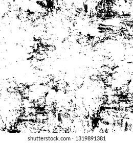 Rough, scratch, splatter grunge pattern design brush strokes. Overlay texture. Faded black-white dyed paper texture. Sketch grunge design. Use for poster, cover, banner, mock-up, stickers layout.