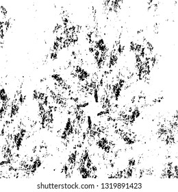 Rough, scratch, splatter grunge pattern design brush strokes. Overlay texture. Faded black-white dyed paper texture. Sketch grunge design. Use for poster, cover, banner, mock-up, stickers layout.