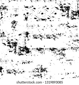 Rough, scratch, splatter grunge pattern design brush strokes. Overlay texture. Faded black-white dyed paper texture. Sketch grunge design. Use for poster, cover, banner, mock-up, stickers layout.