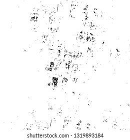 Rough, scratch, splatter grunge pattern design brush strokes. Overlay texture. Faded black-white dyed paper texture. Sketch grunge design. Use for poster, cover, banner, mock-up, stickers layout.