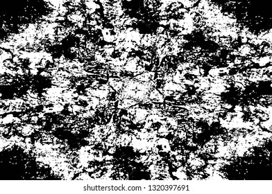 Rough, scratch, splatter grunge pattern design brush strokes. Overlay texture. Faded black-white dyed paper texture. Sketch grunge design. Use for poster, cover, banner, mock-up, stickers layout.
