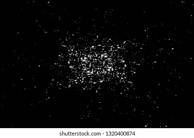 Rough, scratch, splatter grunge pattern design brush strokes. Overlay texture. Faded black-white dyed paper texture. Sketch grunge design. Use for poster, cover, banner, mock-up, stickers layout.