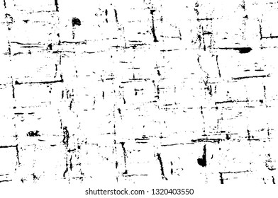 Rough, scratch, splatter grunge pattern design brush strokes. Overlay texture. Faded black-white dyed paper texture. Sketch grunge design. Use for poster, cover, banner, mock-up, stickers layout.