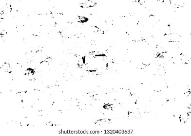 Rough, scratch, splatter grunge pattern design brush strokes. Overlay texture. Faded black-white dyed paper texture. Sketch grunge design. Use for poster, cover, banner, mock-up, stickers layout.