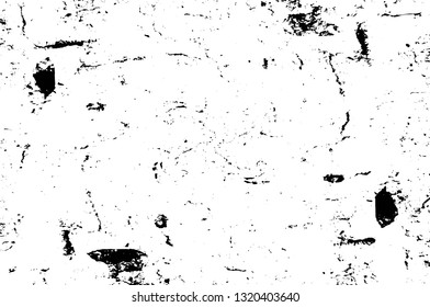 Rough, scratch, splatter grunge pattern design brush strokes. Overlay texture. Faded black-white dyed paper texture. Sketch grunge design. Use for poster, cover, banner, mock-up, stickers layout.