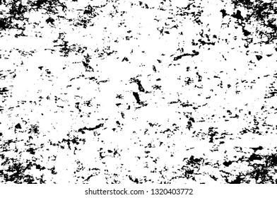 Rough, scratch, splatter grunge pattern design brush strokes. Overlay texture. Faded black-white dyed paper texture. Sketch grunge design. Use for poster, cover, banner, mock-up, stickers layout.