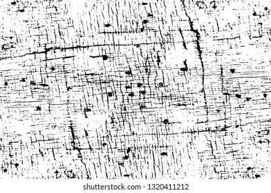 Rough, scratch, splatter grunge pattern design brush strokes. Overlay texture. Faded black-white dyed paper texture. Sketch grunge design. Use for poster, cover, banner, mock-up, stickers layout.