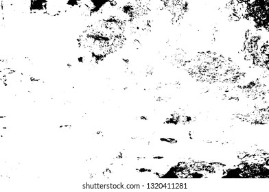Rough, scratch, splatter grunge pattern design brush strokes. Overlay texture. Faded black-white dyed paper texture. Sketch grunge design. Use for poster, cover, banner, mock-up, stickers layout.
