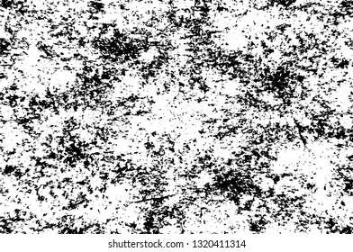 Rough, scratch, splatter grunge pattern design brush strokes. Overlay texture. Faded black-white dyed paper texture. Sketch grunge design. Use for poster, cover, banner, mock-up, stickers layout.