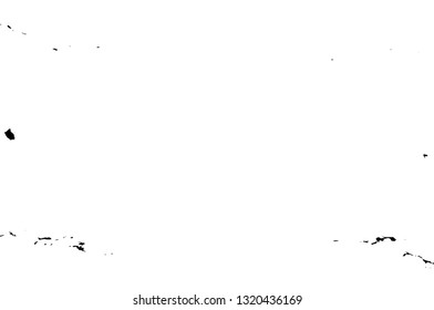 Rough, scratch, splatter grunge pattern design brush strokes. Overlay texture. Faded black-white dyed paper texture. Sketch grunge design. Use for poster, cover, banner, mock-up, stickers layout.