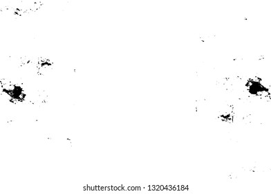 Rough, scratch, splatter grunge pattern design brush strokes. Overlay texture. Faded black-white dyed paper texture. Sketch grunge design. Use for poster, cover, banner, mock-up, stickers layout.