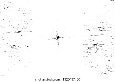 Rough, scratch, splatter grunge pattern design brush strokes. Overlay texture. Faded black-white dyed paper texture. Sketch grunge design. Use for poster, cover, banner, mock-up, stickers layout.