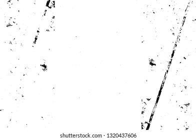 Rough, scratch, splatter grunge pattern design brush strokes. Overlay texture. Faded black-white dyed paper texture. Sketch grunge design. Use for poster, cover, banner, mock-up, stickers layout.