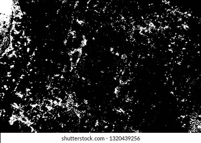 Rough, scratch, splatter grunge pattern design brush strokes. Overlay texture. Faded black-white dyed paper texture. Sketch grunge design. Use for poster, cover, banner, mock-up, stickers layout.