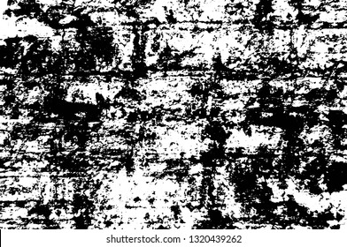 Rough, scratch, splatter grunge pattern design brush strokes. Overlay texture. Faded black-white dyed paper texture. Sketch grunge design. Use for poster, cover, banner, mock-up, stickers layout.